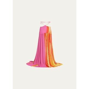 silvia tcherassi febe skirt fuschia lime L